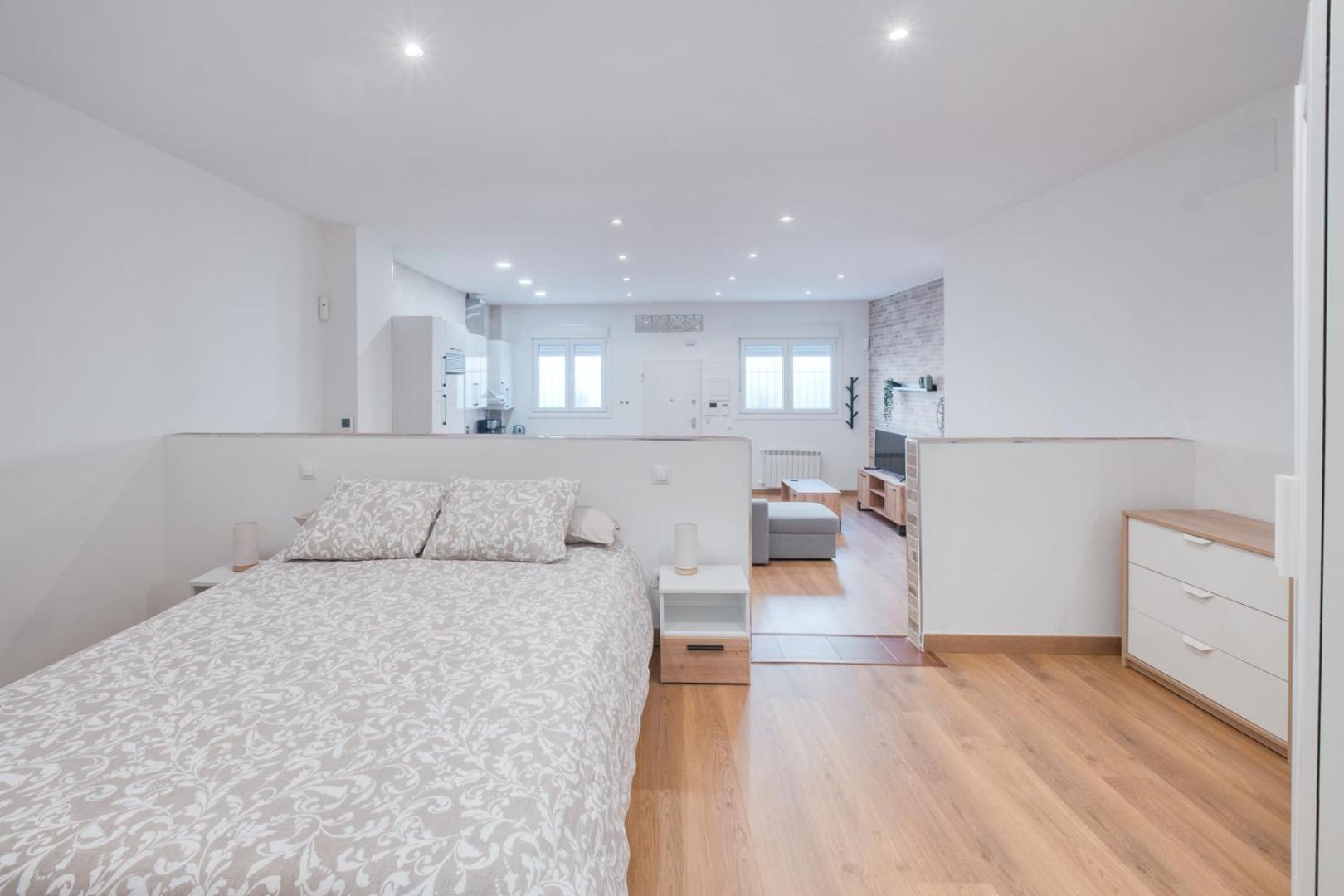Appartamento Loft Coqueto En Madrid A 2 Minutos Del Metro Esterno foto